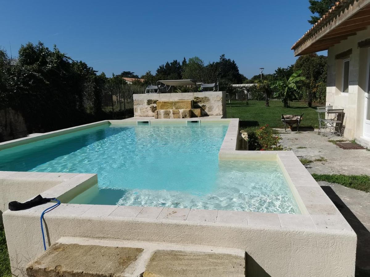 Jolie Villa Avec Piscine Dans Le St Emilionnais Sainte-Terre Luaran gambar