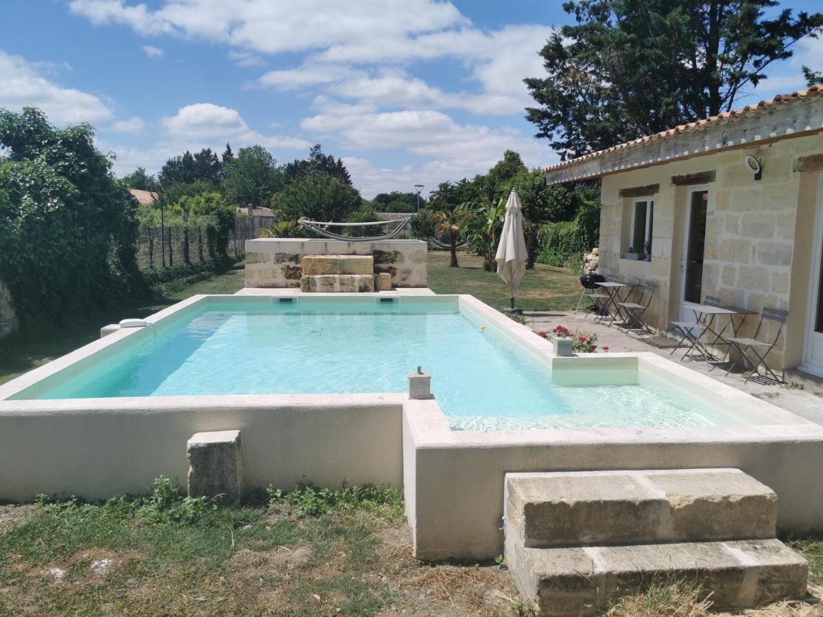 Jolie Villa Avec Piscine Dans Le St Emilionnais Sainte-Terre Luaran gambar