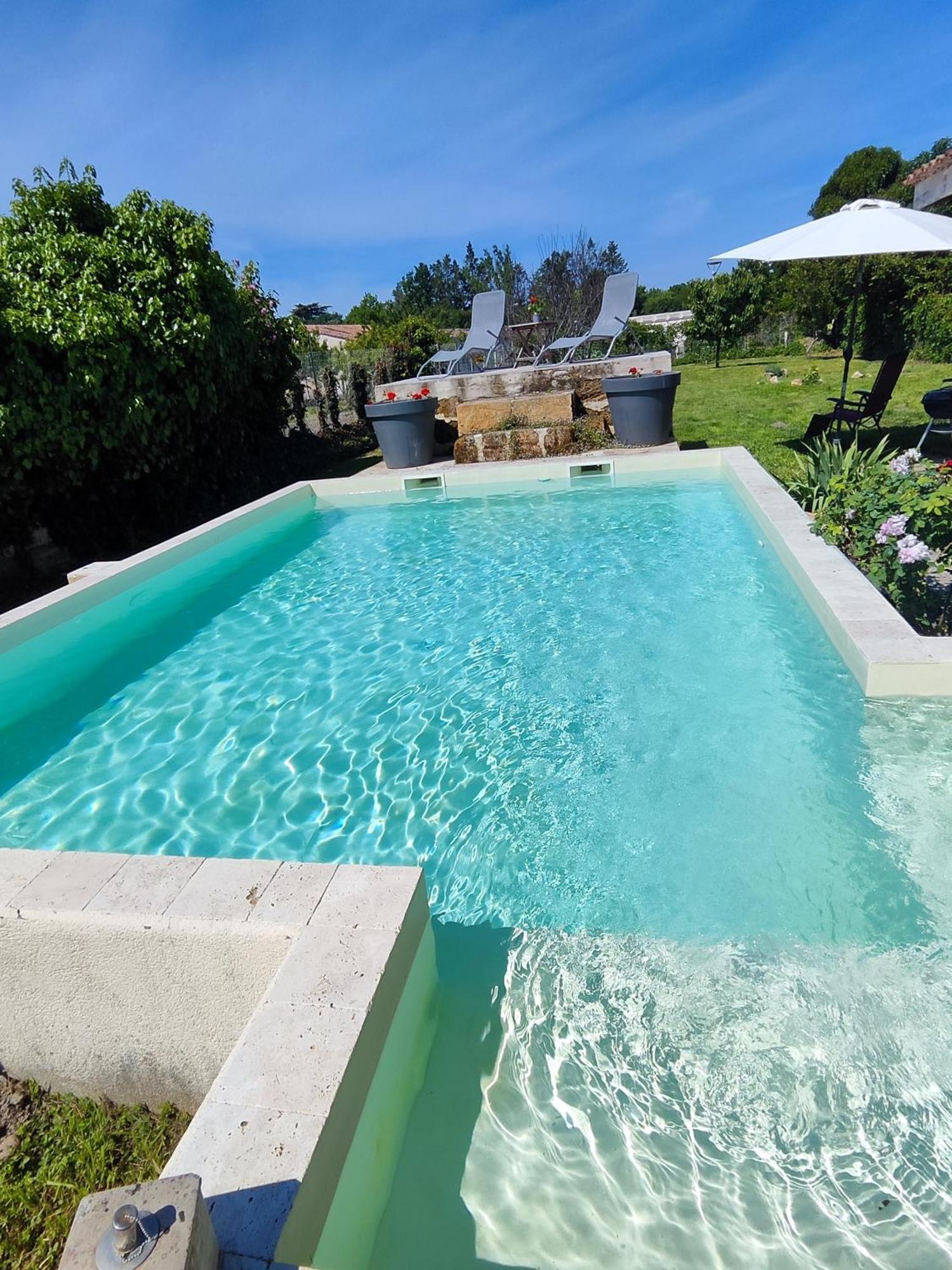 Jolie Villa Avec Piscine Dans Le St Emilionnais Sainte-Terre Luaran gambar