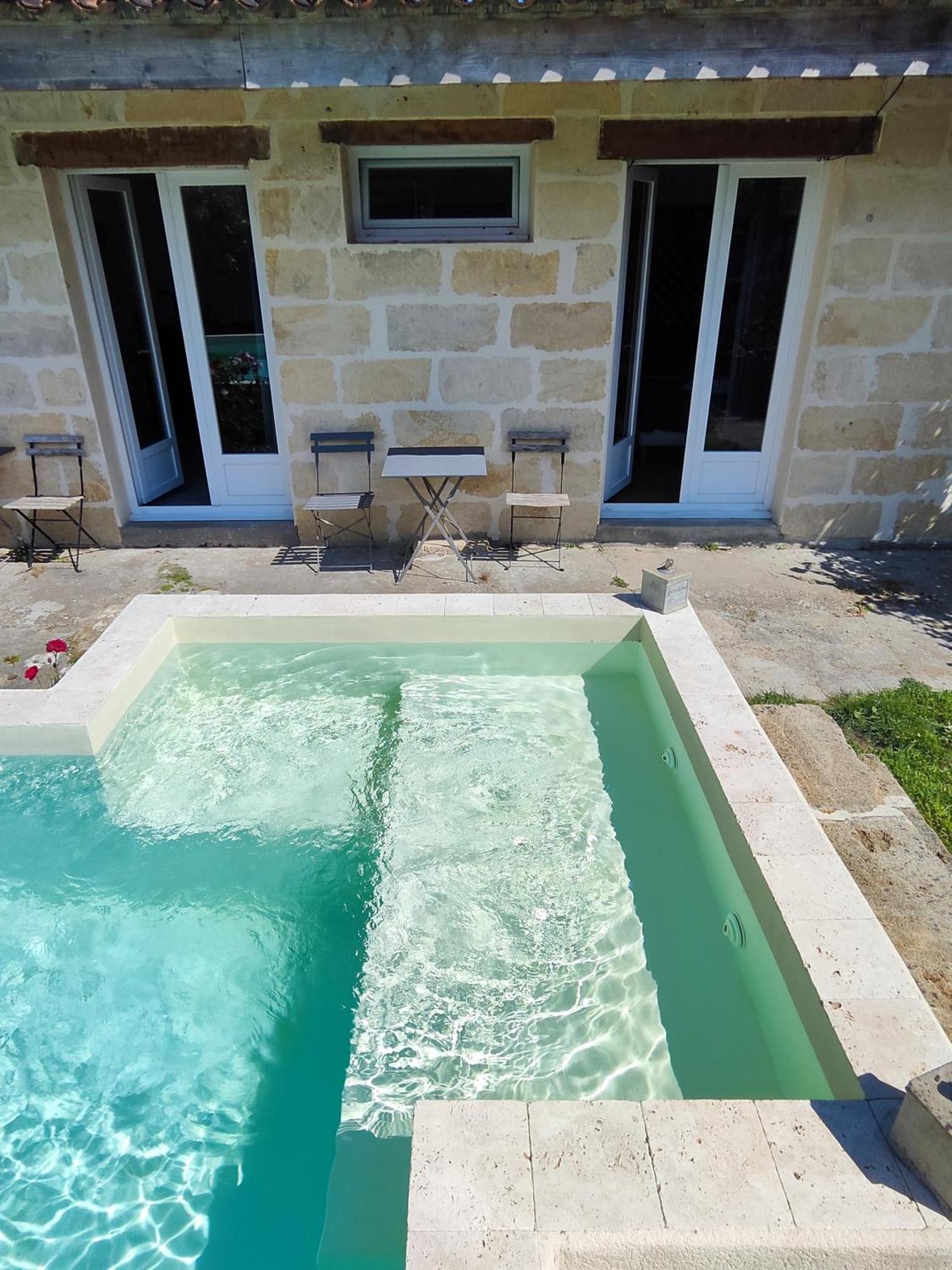Jolie Villa Avec Piscine Dans Le St Emilionnais Sainte-Terre Luaran gambar
